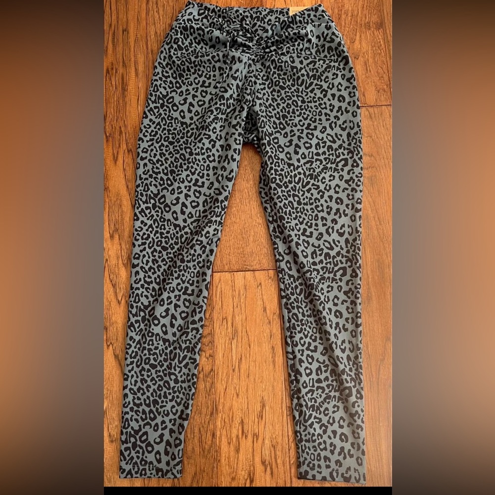 pink active/Victoria secret-womans large high waisted full length ruched legging